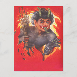 Krampus Vykort