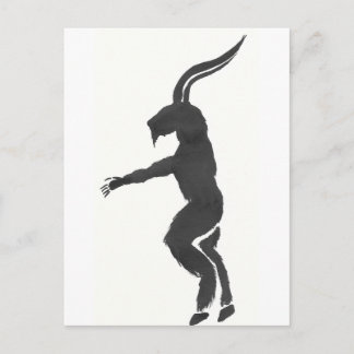 Krampus Vykort