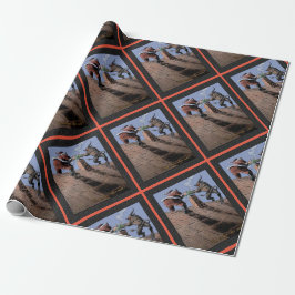 Krampus Wrapping Papprare Presentpapper