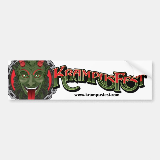 KrampusFest bildekal (Framsidan)