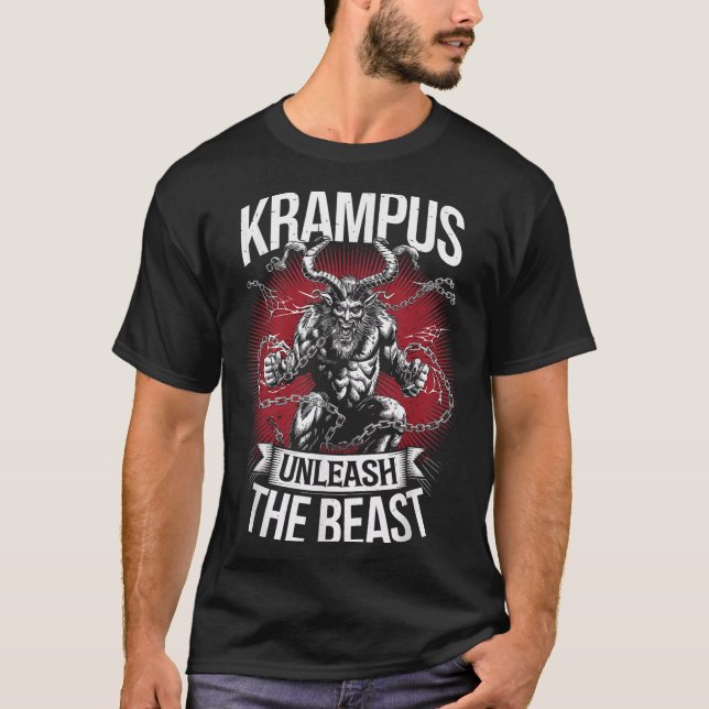 Krampusnacht Christmas Monster Krampus Lover Festi T Shirt (Framsida)