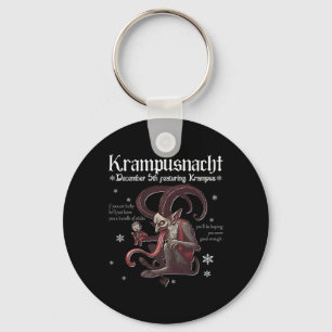 Krampusnacht julmonster Krampus älskare fest Nyckelring