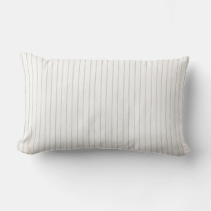Krämskålgrå randig minimalistisk mönster lumbarkudde
