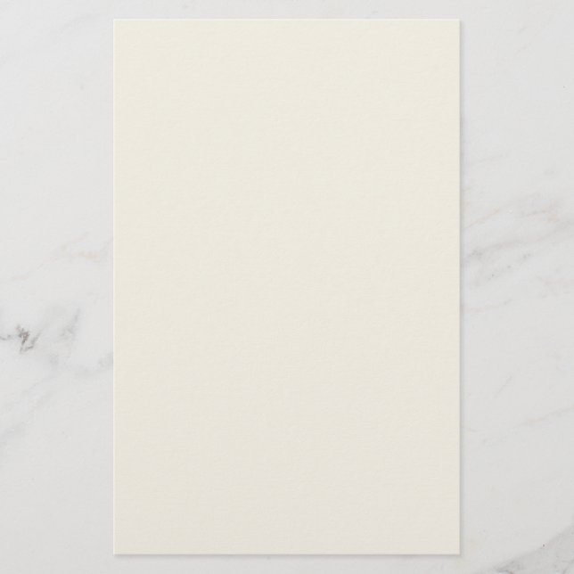 Krämvit enfärgad brevpapper (Framsida)