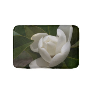 Krämvit magnolia blomkål badrumsmatta