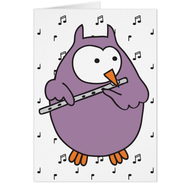 Kran Fluter Hälsningskort (Framsidan)