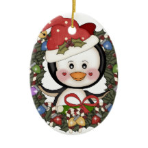 Kran för julpingvinhelgdag