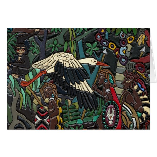 Kran Hälsningskort (Framsidan Horizontal)