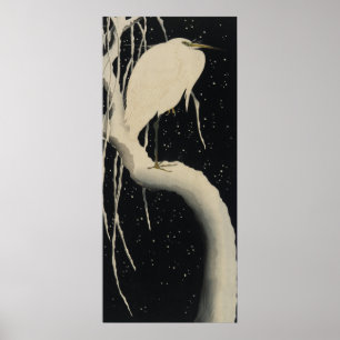 kran i snön poster