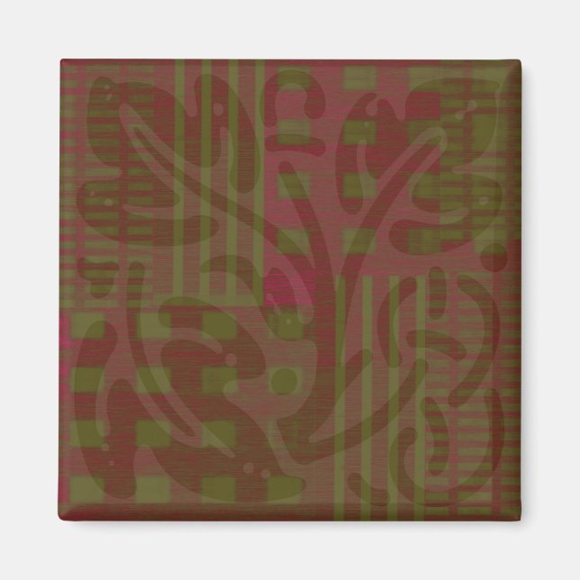 kranberfruktträd med keltisk inspiration magnet (Framsidan)