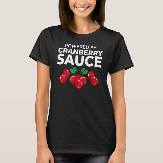 Kranberrisrecept Relish canned Jellzed Sugar T Shirt (Framsida)