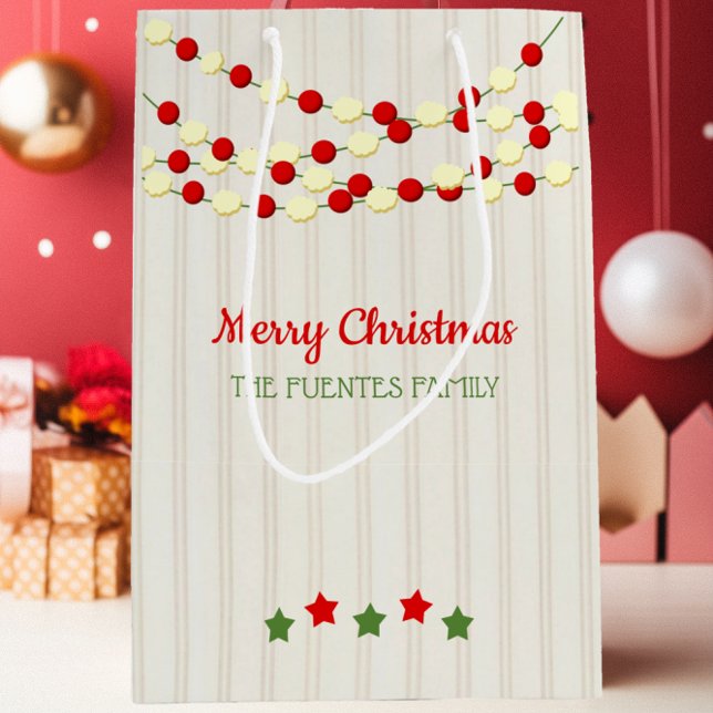 Kranberry och Popcorn Rustic Beadboard-jul (Skapare uppladdad)