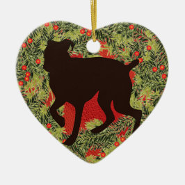 Kranboxare Julgransprydnad Keramik