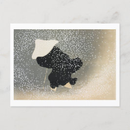 Kranes från Momoyogusa av Kamisaka Sekka Vykort