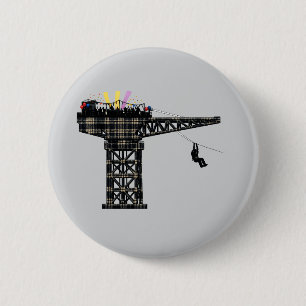Kranfestivalen Finnieston Crane Skotskt humorprese Knapp