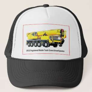 Kranförarehatt Truckerkeps