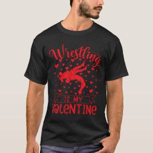 Krängning är min Valentine Red Kärlek Heart Valent T Shirt