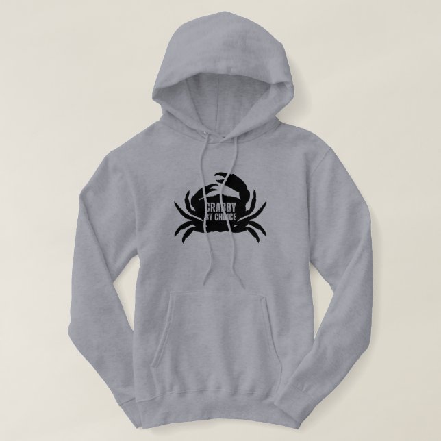 Krank av Val Rolig Fiske Hoodie (Design framsida)
