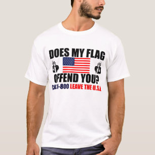 Kränker min flagga dig? t shirt