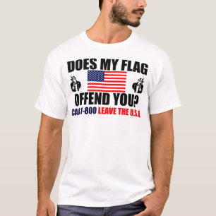 Kränker min flagga dig? tee