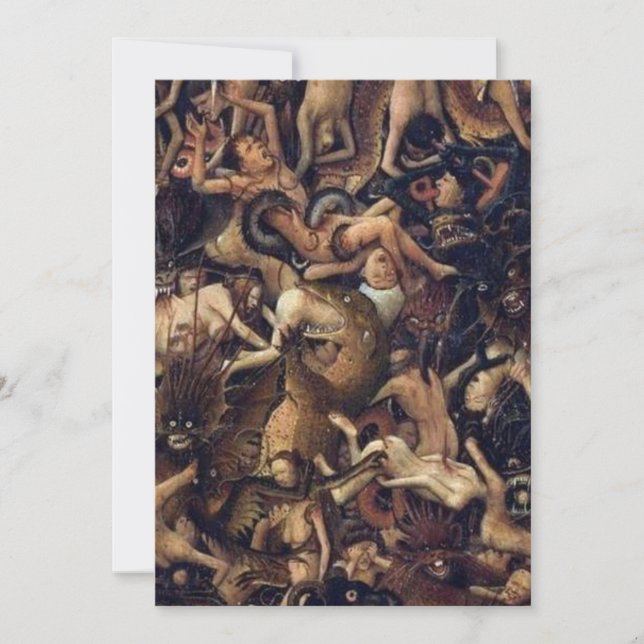 Kränkningen av den senaste domen från Jan Van Eyck Inbjudningar (Framsida)