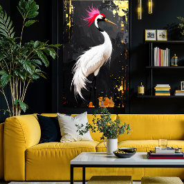 Krankonst - samtida asiatiskt inspirerad design fototryck