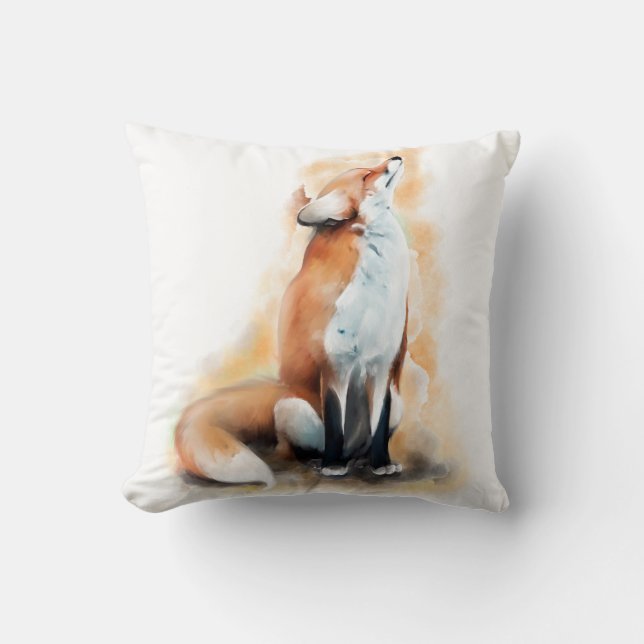 Kränkt fox. kudde (Framsida)