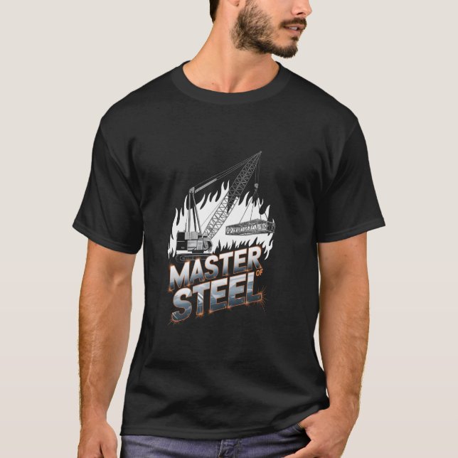 Kranoperatör Byggnadsarbetare Tornkran Kärlek T Shirt (Framsida)