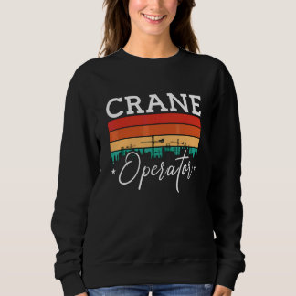 Kranoperatörscitat Byggnadsarbetare Retro Kr T Shirt