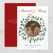 Krans Skript Gift Nyförälskat Foto