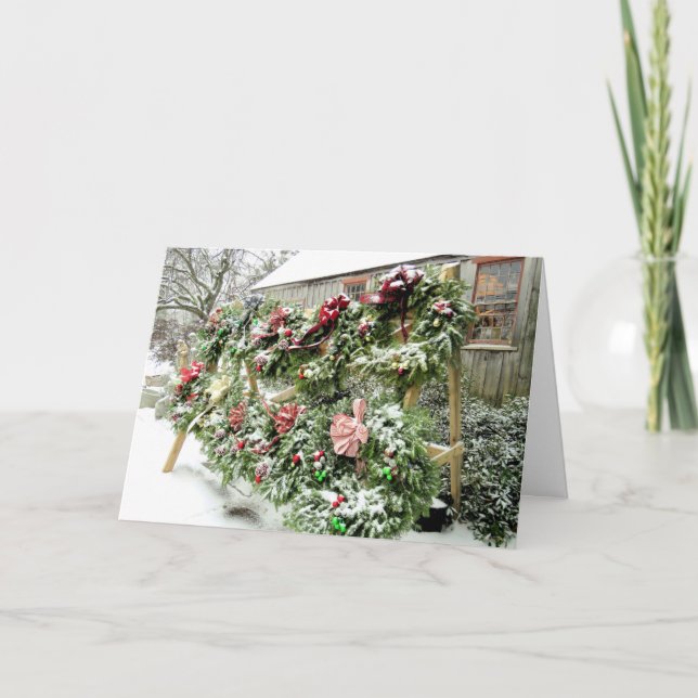 Kransar till salu helgkort (Framsida)