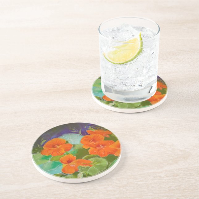 Kransblommning - Botanisk Pastell Underlägg (Sidan)