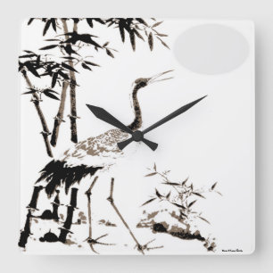 Kranväggslås Fyrkantig Klocka