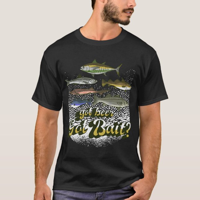 Krapp Fisk Tryck T Shirt (Framsida)