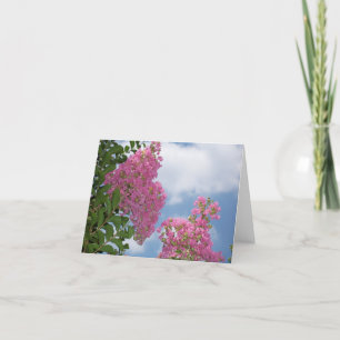 Kräppmyrten Notecard Kort
