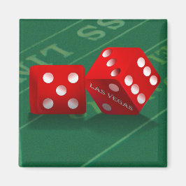 Kraps Bord med Las Vegas Dice Magnet