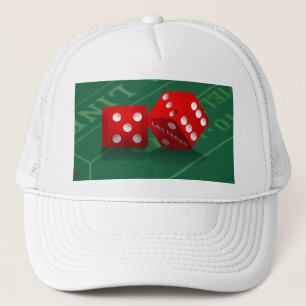 Kraps Bord med Las Vegas Dice Truckerkeps
