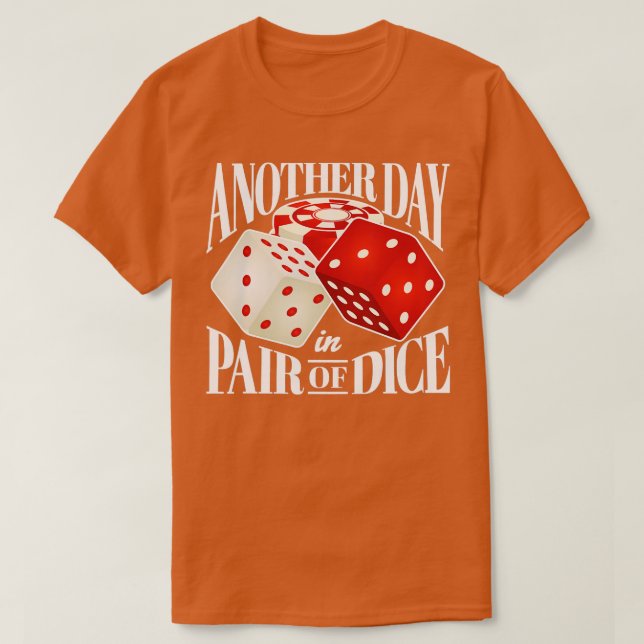 Kraps kasinomål för Spelare T Shirt (Design framsida)