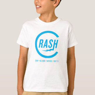 Krasch - cyan-logotyp t-shirt