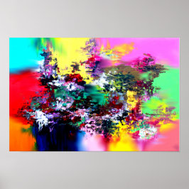 Krasch Färg Poster