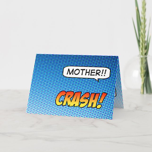 Krasch! Mors dag-kort Kort (Framsida)