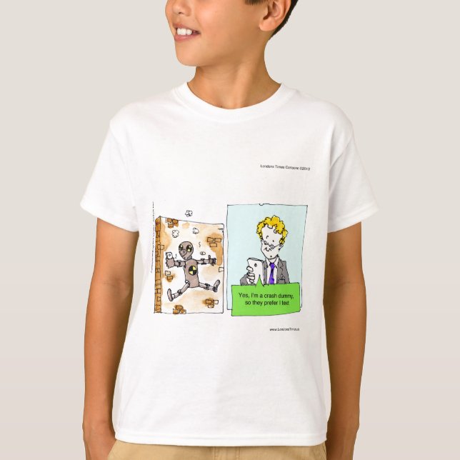 Krasch Text Dummy Rollig Tee Shirt (Framsida)