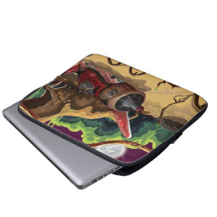 Kraschade Världskrig Fighter Aircraft Laptop Fodral