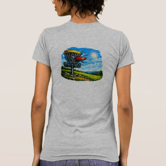 Kraschande skiva t shirt