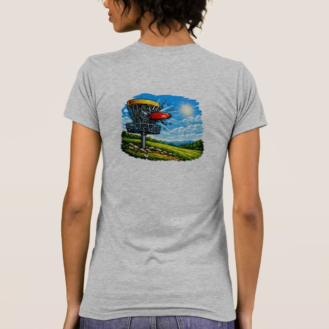Kraschande skiva t shirt (Baksida)