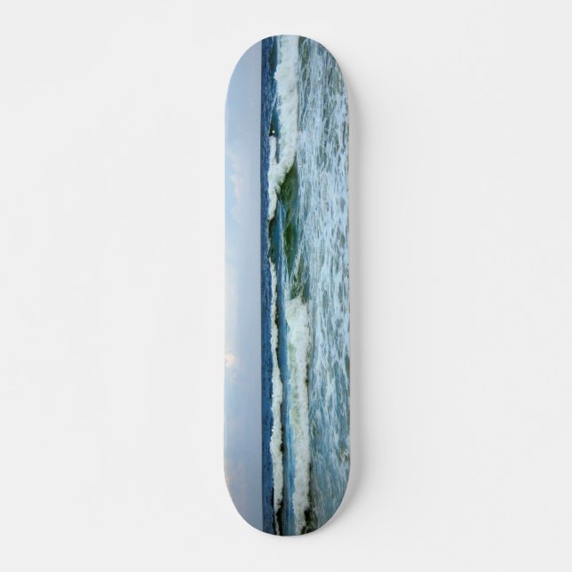 Kraschande vågor skateboard bräda 19,5 cm (Framsida)
