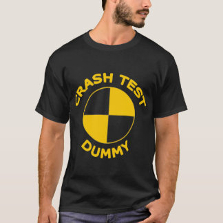 Kraschen testar attrapp t-shirt