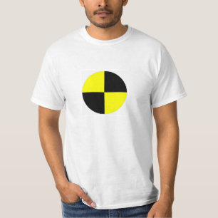 kraschen testar attrapper som symbolet t-shirt