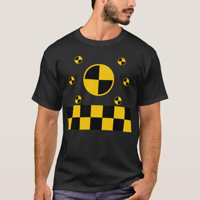 Kraschen testar markördiagram t-shirt (Framsida)