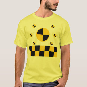 Kraschen testar markördiagram tee shirt